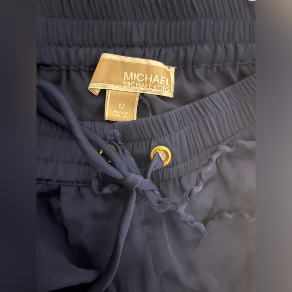 MICHAEL by Michael Kors Women’s Cargo Joggers | Navy Blue | Size: M